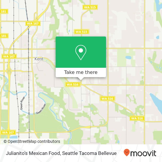 Julianito's Mexican Food, 25415 104th Ave SE Kent, WA 98030 map