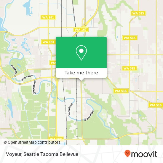 Mapa de Voyeur, 604 Central Ave S Kent, WA 98032