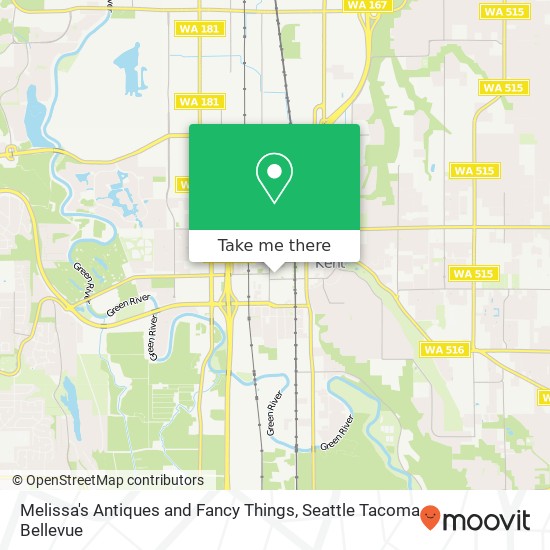 Melissa's Antiques and Fancy Things, 406 W Meeker St Kent, WA 98032 map