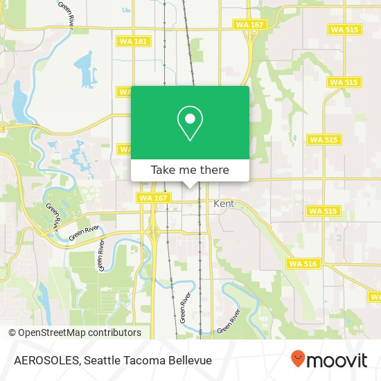 Mapa de AEROSOLES, 437 Ramsay Way Kent, WA 98032