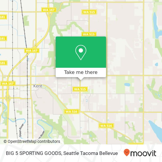 BIG 5 SPORTING GOODS, 24216 104th Ave SE Kent, WA 98030 map