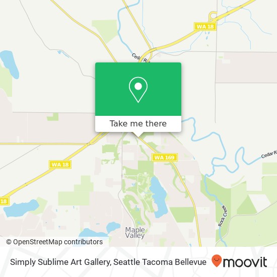 Simply Sublime Art Gallery map