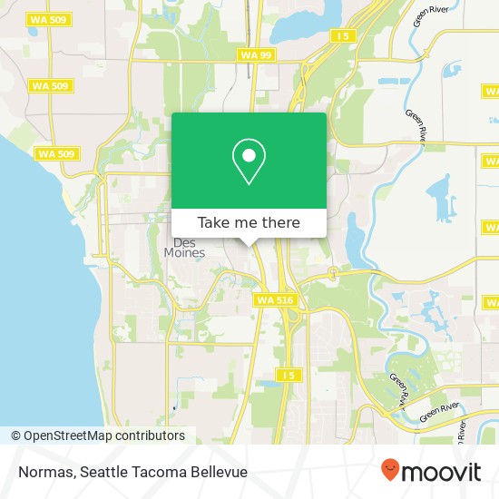 Mapa de Normas, 22620 28th Ave S Des Moines, WA 98198