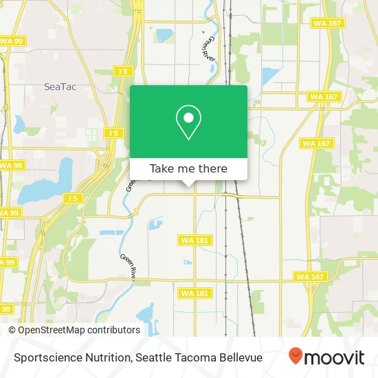 Sportscience Nutrition, 19428 66th Ave S Kent, WA 98032 map