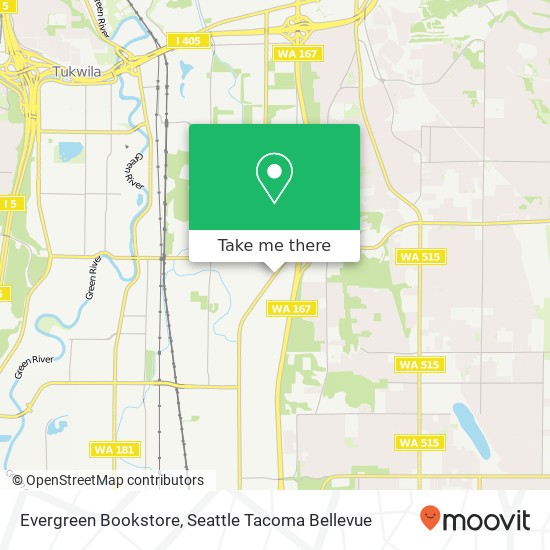 Evergreen Bookstore map