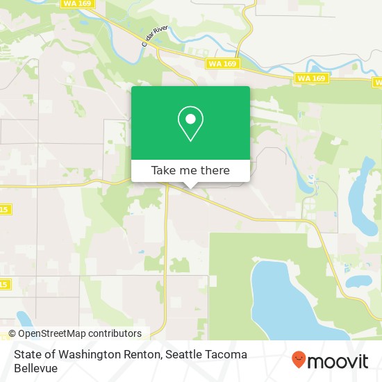 Mapa de State of Washington Renton