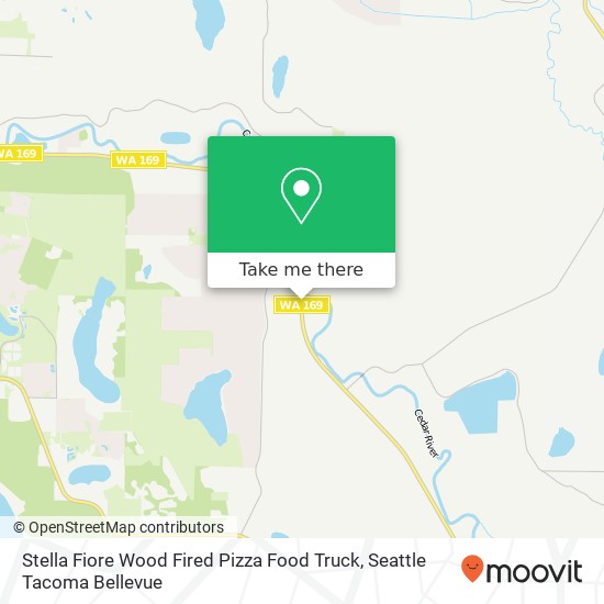 Mapa de Stella Fiore Wood Fired Pizza Food Truck, Renton, WA 98058