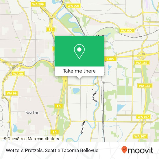 Wetzel's Pretzels, 2800 Southcenter Mall Tukwila, WA 98188 map