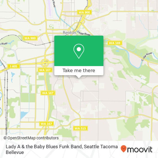 Lady A & the Baby Blues Funk Band map