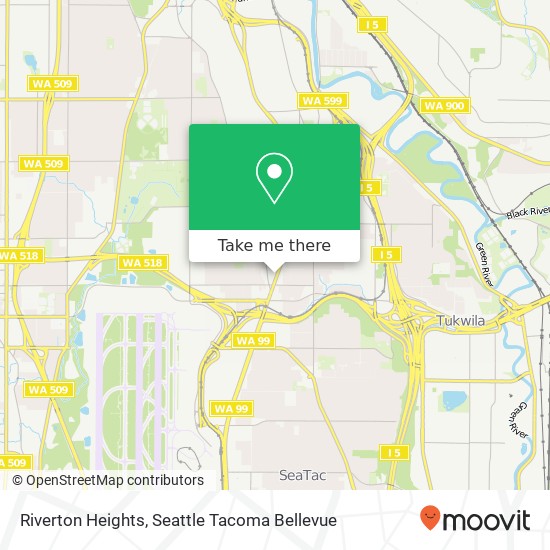 Mapa de Riverton Heights, 15015 Tukwila International Blvd Tukwila, WA 98188