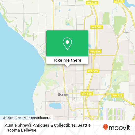 Auntie Shrew's Antiques & Collectibles, 817 SW 134th St Burien, WA 98146 map