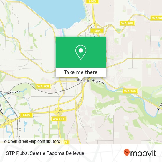 Mapa de STP Pubs, 916 S 3rd St Renton, WA 98057