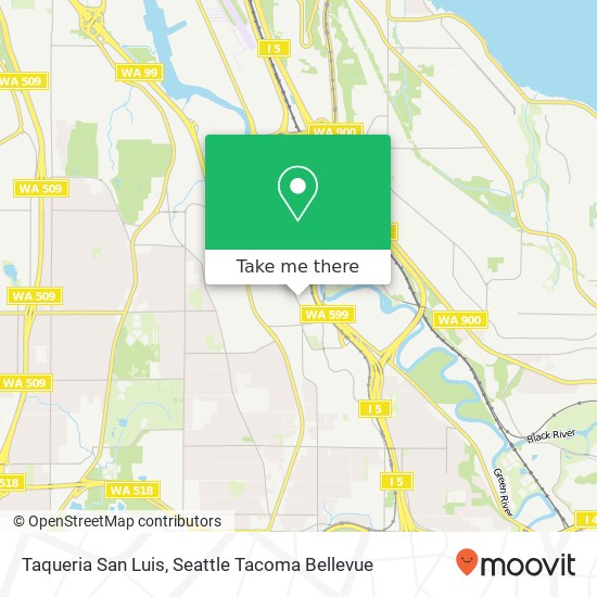 Taqueria San Luis, 12600 E Marginal Way S Seattle, WA 98168 map