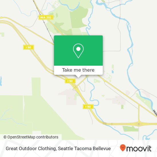 Great Outdoor Clothing, 421 S Fork Ave SW North Bend, WA 98045 map