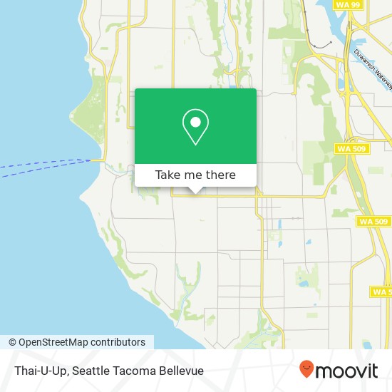 Mapa de Thai-U-Up, 2851 SW Roxbury St Seattle, WA 98126