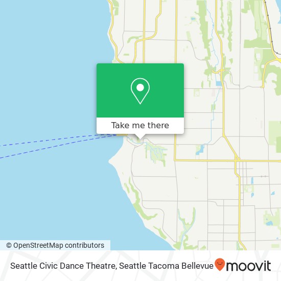 Mapa de Seattle Civic Dance Theatre