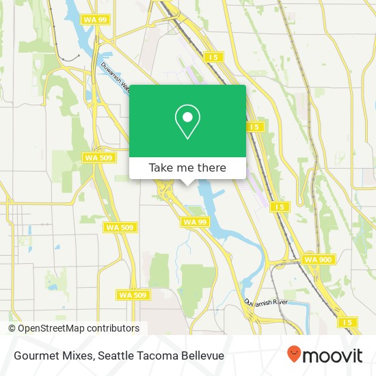 Mapa de Gourmet Mixes, 1705 S 93rd St Seattle, WA 98108