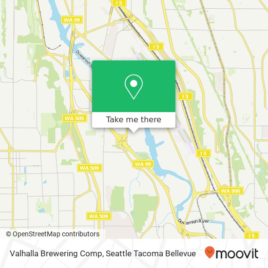 Mapa de Valhalla Brewering Comp