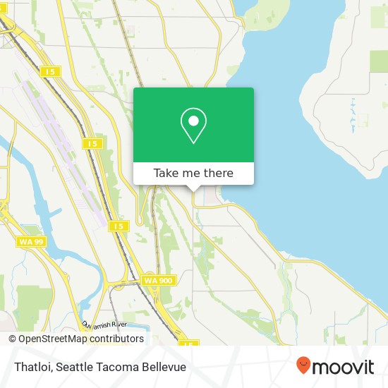 Mapa de Thatloi, 9050 Rainier Ave S Seattle, WA 98118