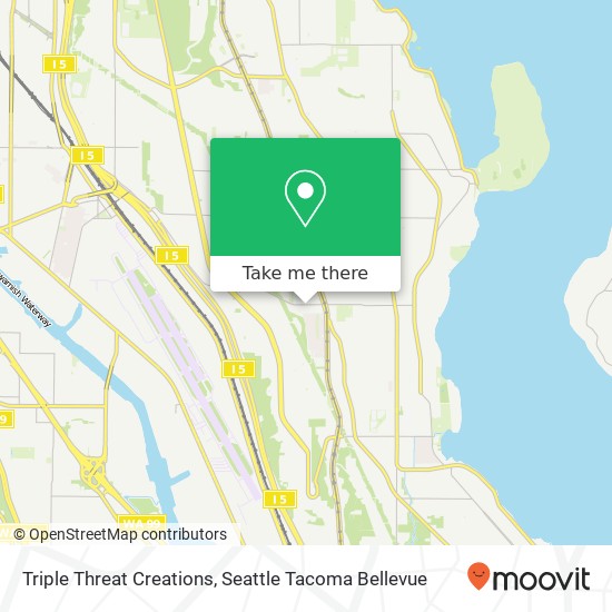 Mapa de Triple Threat Creations, 3815 S Othello St Seattle, WA 98118