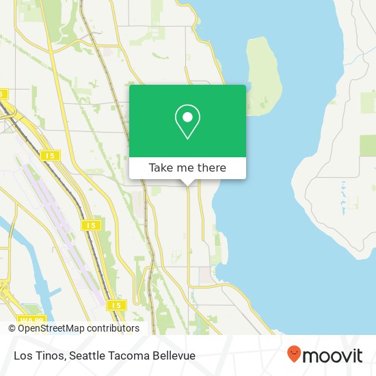 Mapa de Los Tinos, 7300 Rainier Ave S Seattle, WA 98118