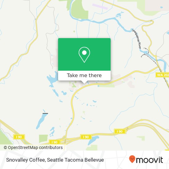 Mapa de Snovalley Coffee, 7811 Center Blvd SE Snoqualmie, WA 98065