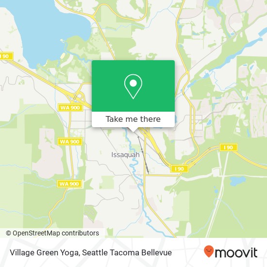 Mapa de Village Green Yoga, 317 NW Gilman Blvd Issaquah, WA 98027