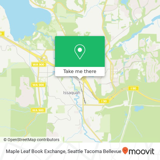 Mapa de Maple Leaf Book Exchange