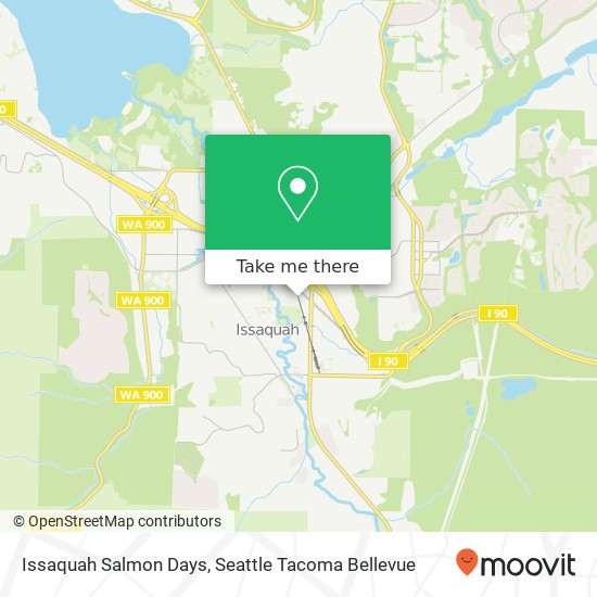 Issaquah Salmon Days map