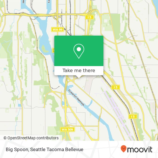 Mapa de Big Spoon, 6th Ave S Seattle, WA 98108