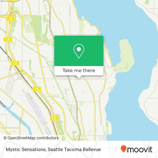 Mapa de Mystic Sensations, 4232 S Graham St Seattle, WA 98118