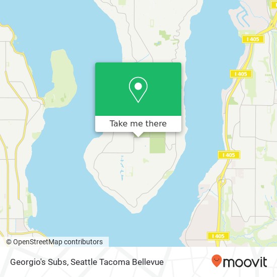 Georgio's Subs, 8415 SE 68th St Mercer Island, WA 98040 map