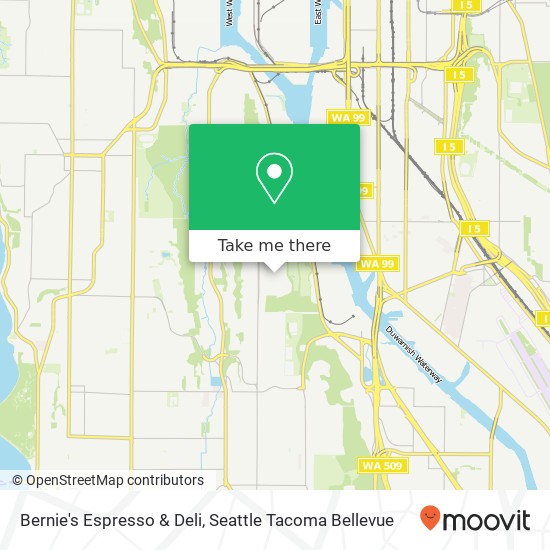 Bernie's Espresso & Deli, 6000 16th Ave SW Seattle, WA 98106 map