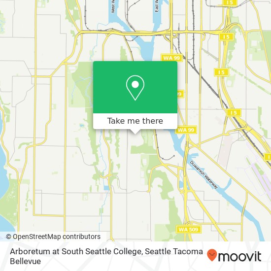 Mapa de Arboretum at South Seattle College