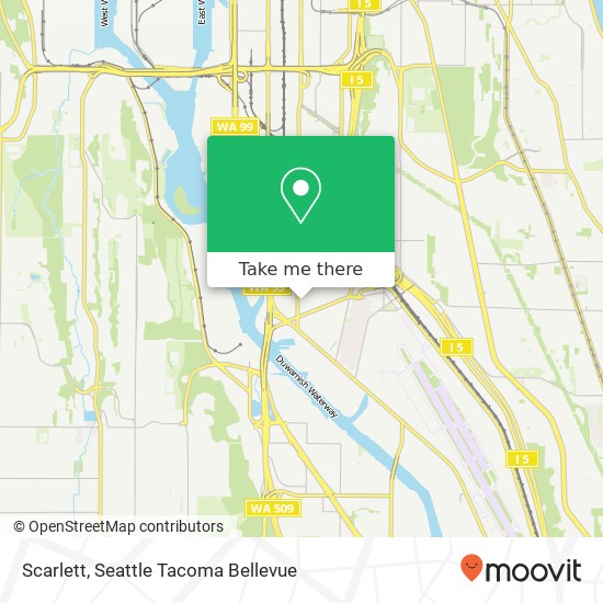 Mapa de Scarlett, 6100 4th Ave S Seattle, WA 98108