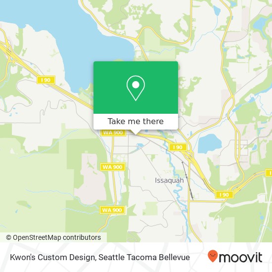 Mapa de Kwon's Custom Design, 1145 NW Gilman Blvd Issaquah, WA 98027