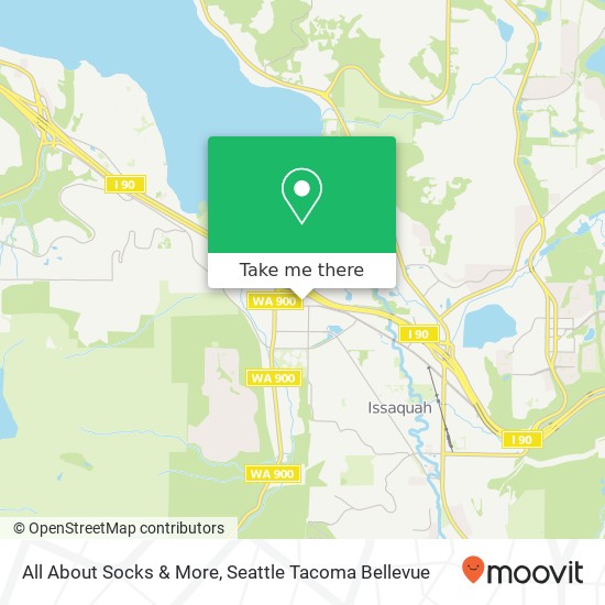 All About Socks & More, 1420 NW Gilman Blvd Issaquah, WA 98027 map