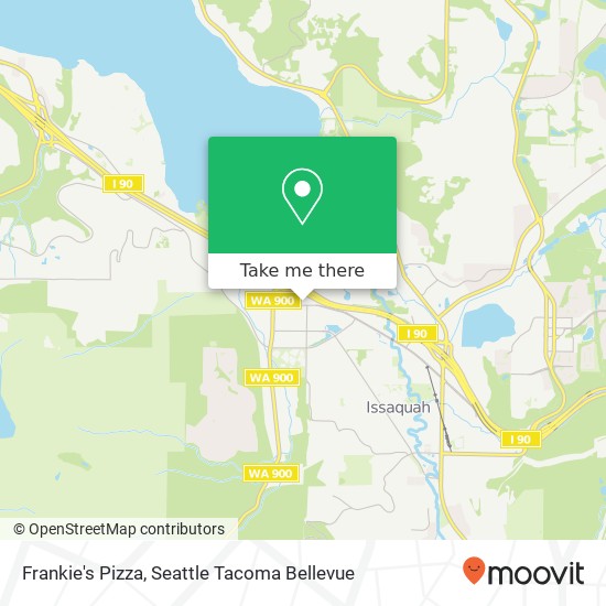Frankie's Pizza map