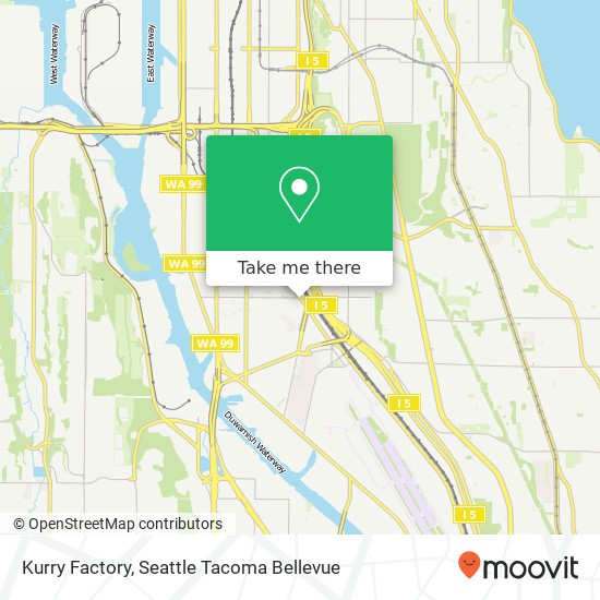 Mapa de Kurry Factory, 5503 Airport Way S Seattle, WA 98108