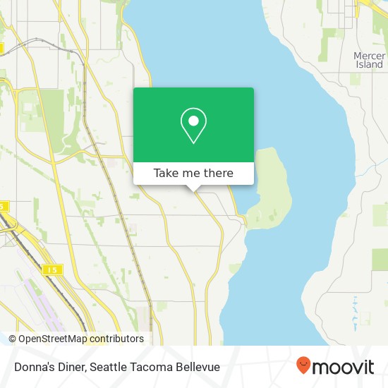 Donna's Diner, 5011 S Dawson St Seattle, WA 98118 map