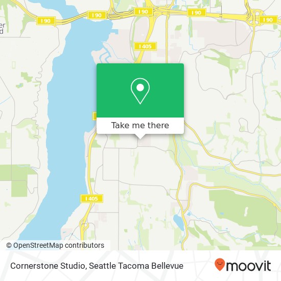 Mapa de Cornerstone Studio, 5810 119th Ave SE Bellevue, WA 98006