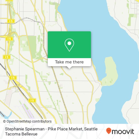 Mapa de Stephanie Spearman - Pike Place Market, 43rd Ave S Seattle, WA 98118