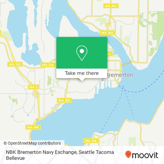 NBK Bremerton Navy Exchange, 120 Dewey St Bremerton, WA 98337 map