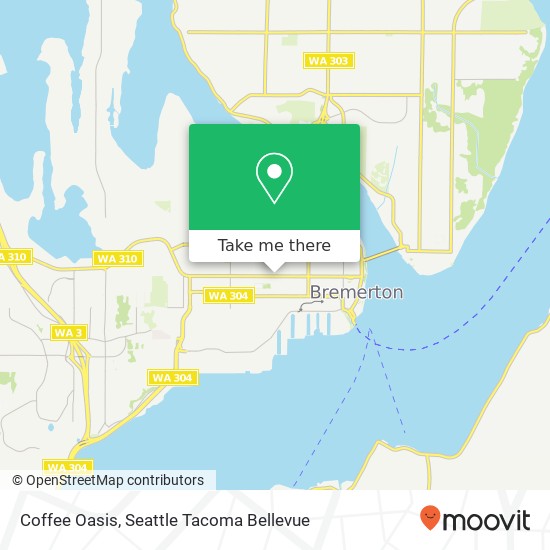Coffee Oasis, 1502 6th St Bremerton, WA 98337 map