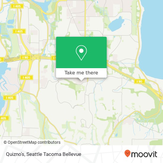 Mapa de Quizno's, 4228 146th Ave SE Bellevue, WA 98006