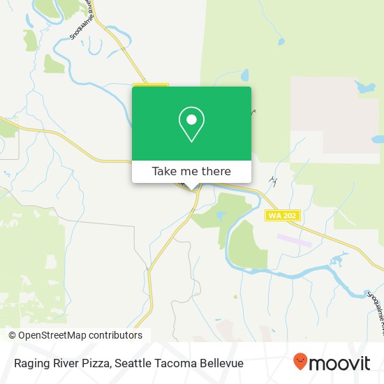 Mapa de Raging River Pizza, 33723 SE Redmond-Fall City Rd Fall City, WA 98024