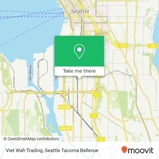 Mapa de Viet Wah Trading, 270 S Hanford St Seattle, WA 98134