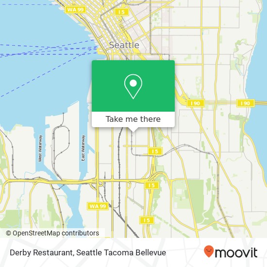 Mapa de Derby Restaurant, 2233 6th Ave S Seattle, WA 98134