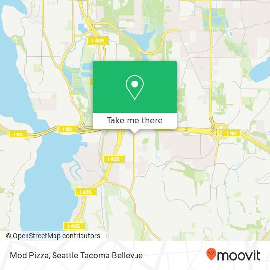 Mod Pizza, 3622 Factoria Blvd SE Bellevue, WA 98006 map