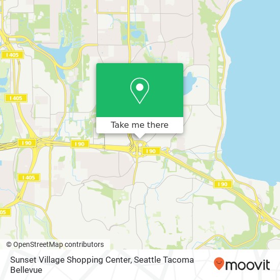 Sunset Village Shopping Center map